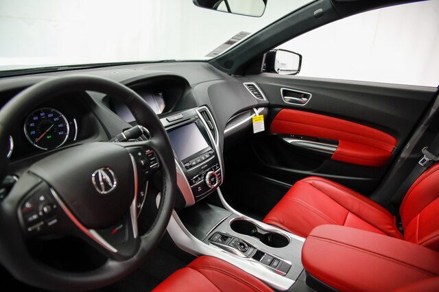 New 2019 Acura Tlx 3 5l Tech A Spec Pkgs W Red Leather With Navigation